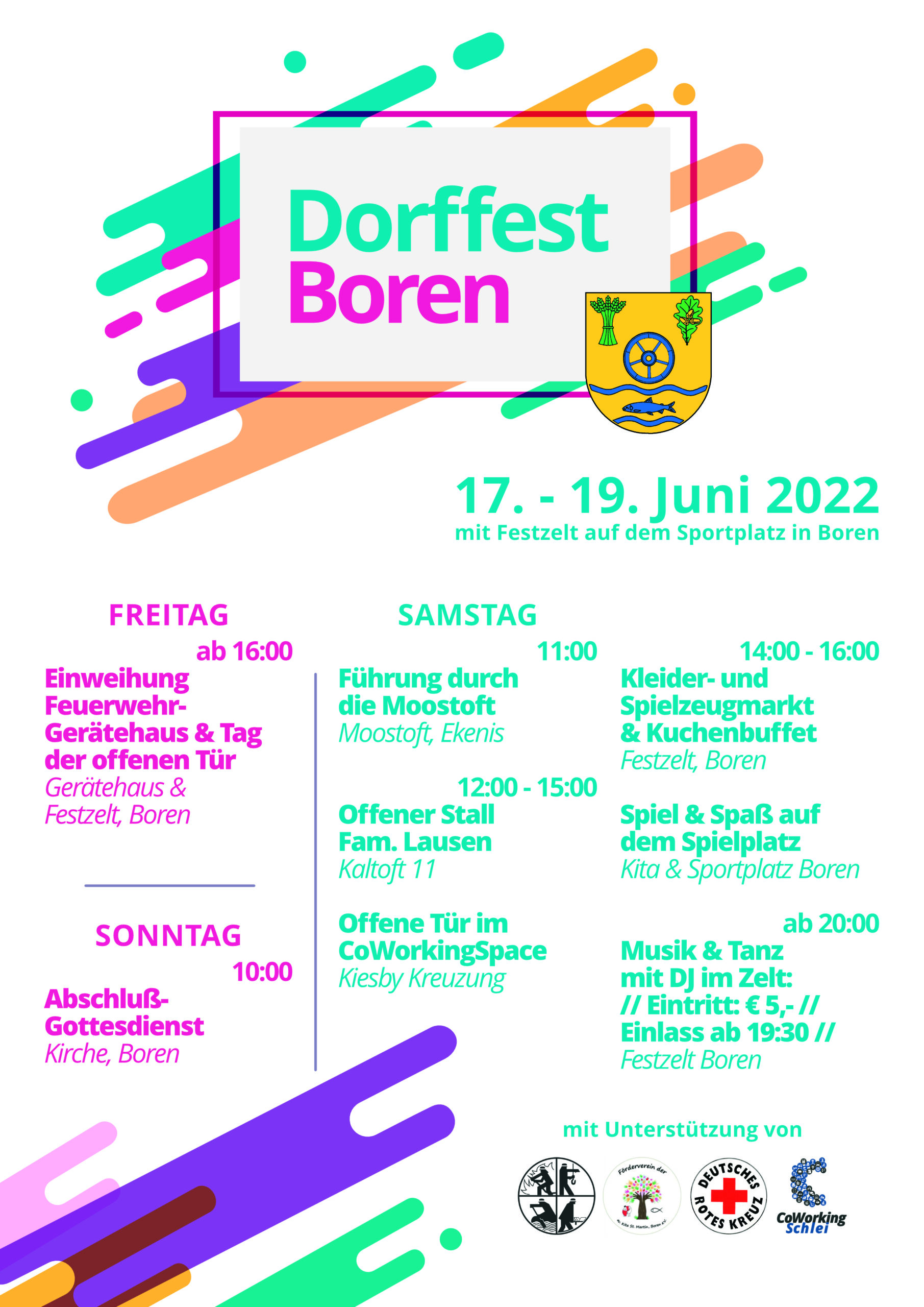 Dorffest Boren: Einweihung Feuerwehr-Gerätehaus & Tag der offenen Tür